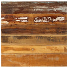 Massief houten tafelblad van gerecycled hout met rustieke uitstraling - 70 x 70 cm 15-16 mm / 1 / massief gerecycled