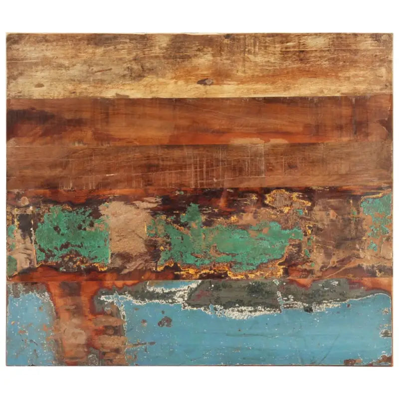 Massief houten tafelblad van gerecycled hout met rustieke uitstraling - 60 x 70 cm 25-27 mm / 1 / massief gerecycled