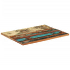 Massief houten tafelblad van gerecycled hout met rustieke uitstraling - Tafelbladen