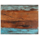 Massief houten tafelblad van gerecycled hout met rustieke uitstraling - 70 x 90 cm 25-27 mm / 1 / massief gerecycled