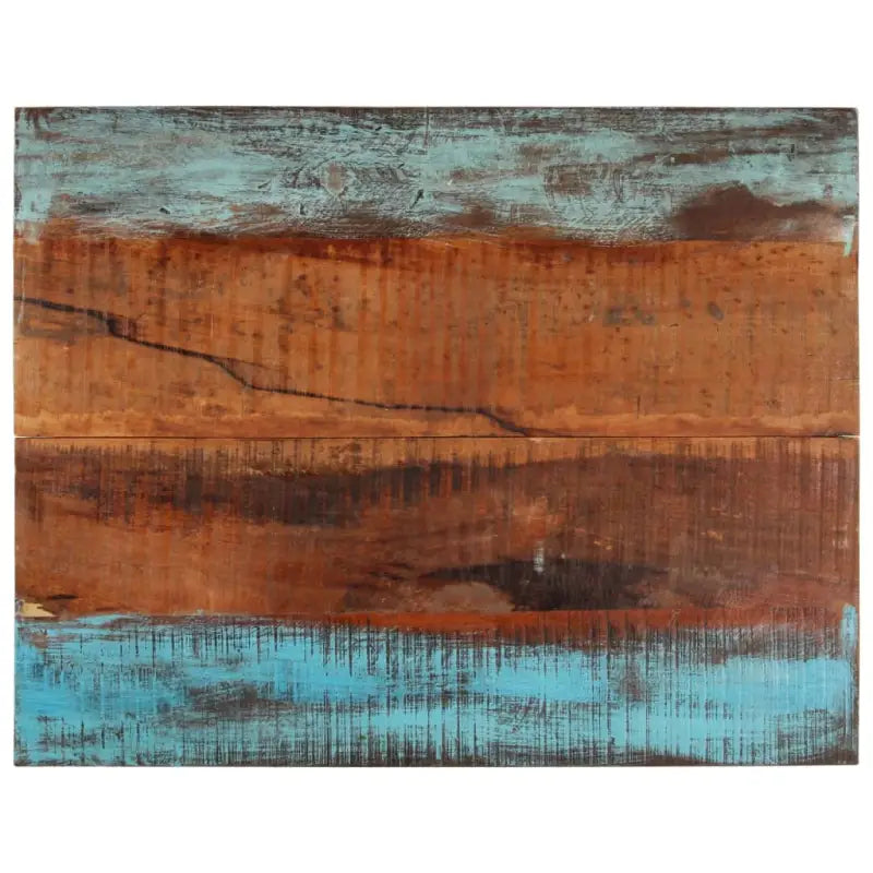 Massief houten tafelblad van gerecycled hout met rustieke uitstraling - 70 x 90 cm 25-27 mm / 1 / massief gerecycled