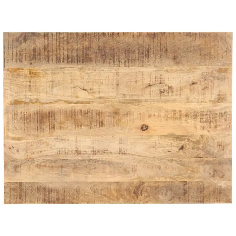 Massief houten tafelblad van gerecycled hout met rustieke uitstraling - 80 x 60 cm 25-27 mm / 1 / massief mangohout