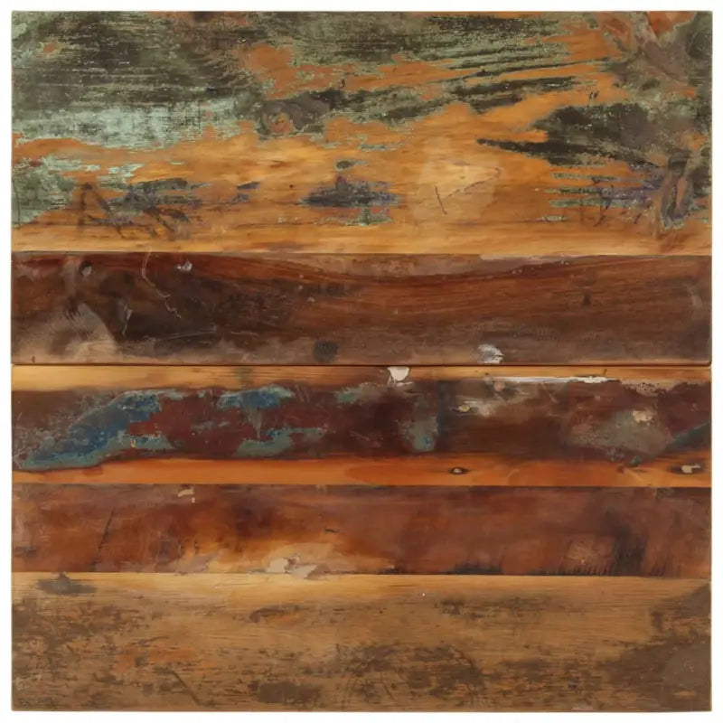 Massief houten tafelblad van gerecycled hout met rustieke uitstraling - 60 x 60 cm 15-16 mm / 1 / massief gerecycled