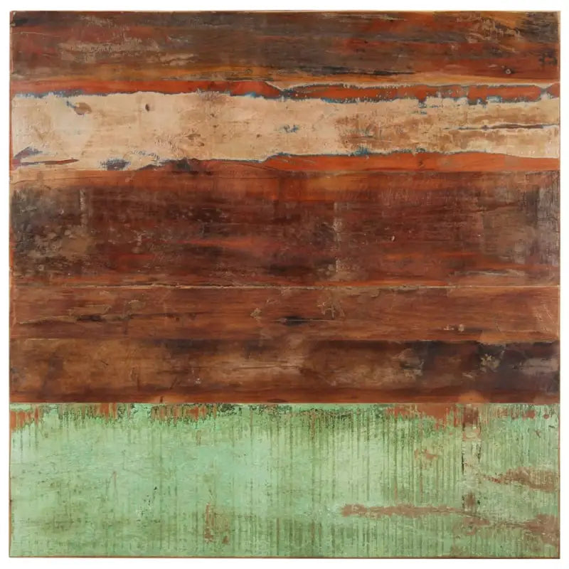 Massief houten tafelblad van gerecycled hout met rustieke uitstraling - 80 x 80 cm 15-16 mm / 1 / massief gerecycled