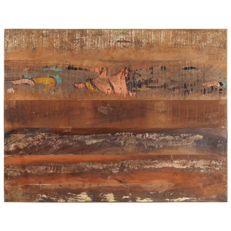 Massief houten tafelblad van gerecycled hout met rustieke uitstraling - 70 x 90 cm 15-16 mm / 1 / massief gerecycled
