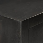 Massief mangohout houten lockerkast als uniek meubelstuk - Zwart en goud / 1 - Opbergkasten & lockerkasten