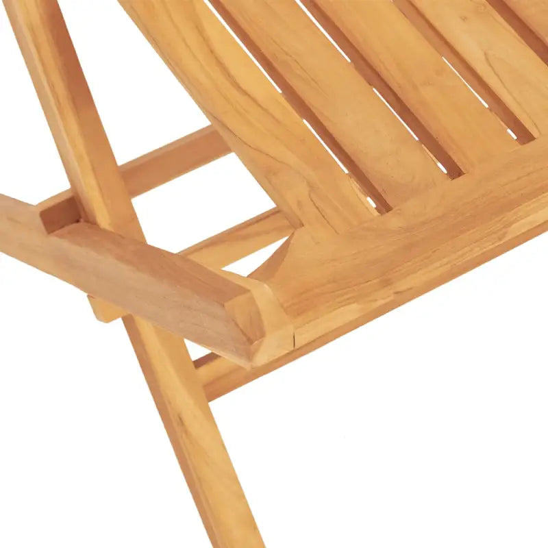 Massief teakhout tuinset voor een comfortabele ervaring met gelat ontwerp - Tuinsets