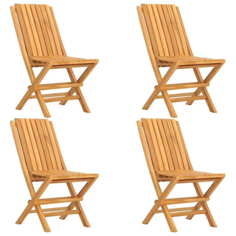 Massief teakhout tuinset voor een comfortabele ervaring met gelat ontwerp - Tuinsets