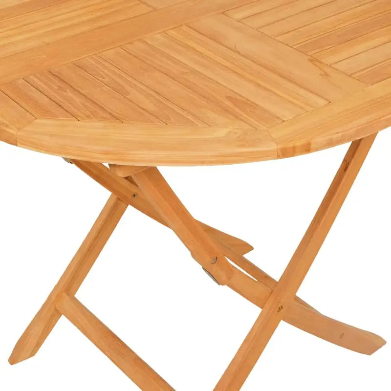 Massief teakhout tuinset voor een comfortabele ervaring met gelat ontwerp - Tuinsets
