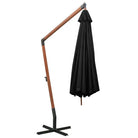 Massief vurenhout zweefparasols voor schaduw en UV-bescherming - Parasols en zonneschermen