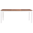 Massieve Grenen Houten Eettafel met Minimalistisch en Elegant Design - Eettafels