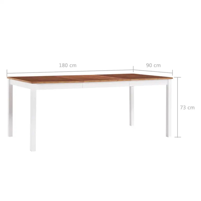 Massieve Grenen Houten Eettafel met Minimalistisch en Elegant Design - Eettafels