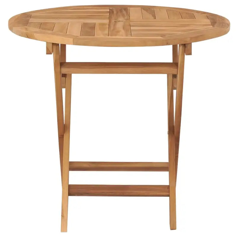Massieve houten tuintafel fijn geschuurd voor buiten en eenvoudige opslag - Tuintafels