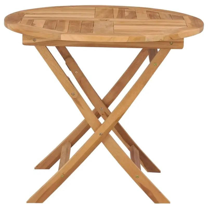 Massieve houten tuintafel fijn geschuurd voor buiten en eenvoudige opslag - Tuintafels