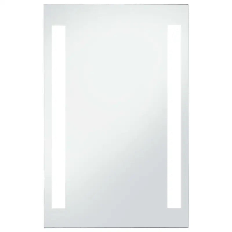 Mat witte badkamer spiegel met LED-verlichting inclusief levering bevat - Spiegels