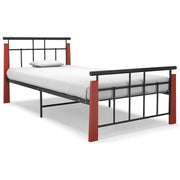 Metaal bedframe met massief eikenhout voor heerlijke nachtrust - Bedden & bedframes