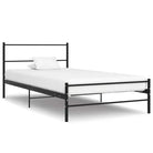 Metaal bedframe voor een elegante en stevige slaapkamer uitstraling - Zwart / 90 x 200 cm - Bedden & bedframes