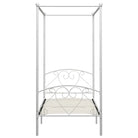Metaal Hemelbedframe met Gordijnophang voor Een Elegante Slaapkamer - Bedden & bedframes
