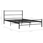 Metaal Tweepersoonsbed met Tijdloos en Stevig Ontwerp - Bedden & bedframes