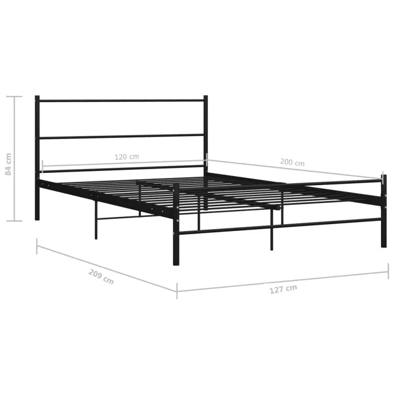 Metaal Tweepersoonsbed met Tijdloos en Stevig Ontwerp - Bedden & bedframes
