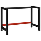 Metaal Werkbankframe met voorgeboorde gaten voor jouw werkruimte - 120 x 57 x 79 cm / 1 / Met 1 stang - Tafelpoten