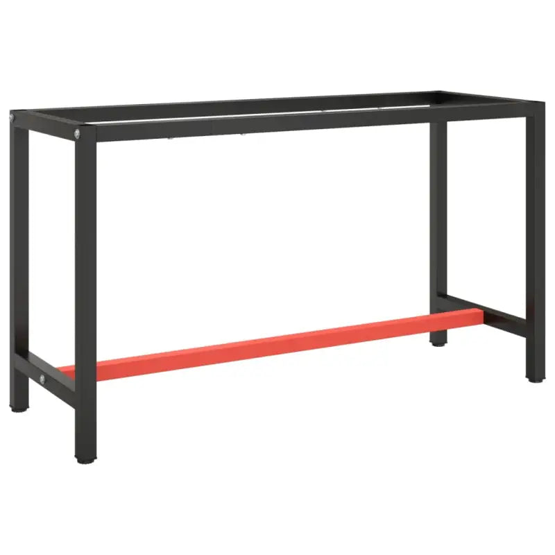Metaal Werkbankframe met voorgeboorde gaten voor jouw werkruimte - 140 x 50 x 79 cm / 1 / Met 1 stang - Tafelpoten