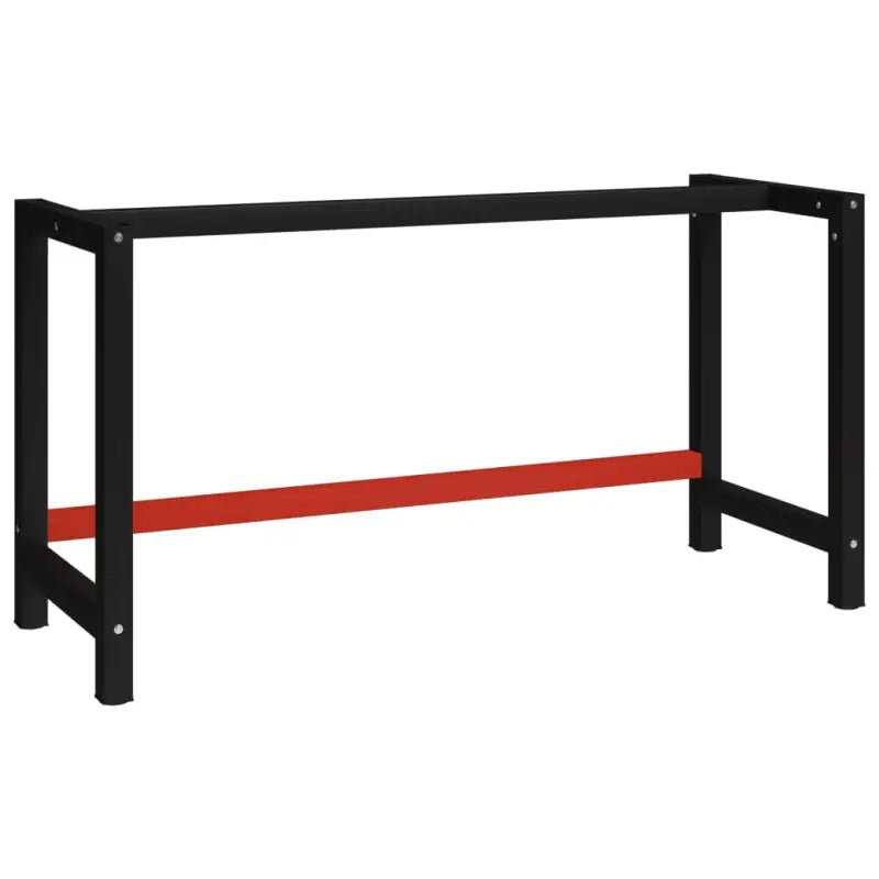 Metaal Werkbankframe met voorgeboorde gaten voor jouw werkruimte - 150 x 57 x 79 cm / 1 / Met 1 stang - Tafelpoten