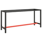 Metaal Werkbankframe met voorgeboorde gaten voor jouw werkruimte - 170 x 50 x 79 cm / 1 / Met 1 stang - Tafelpoten