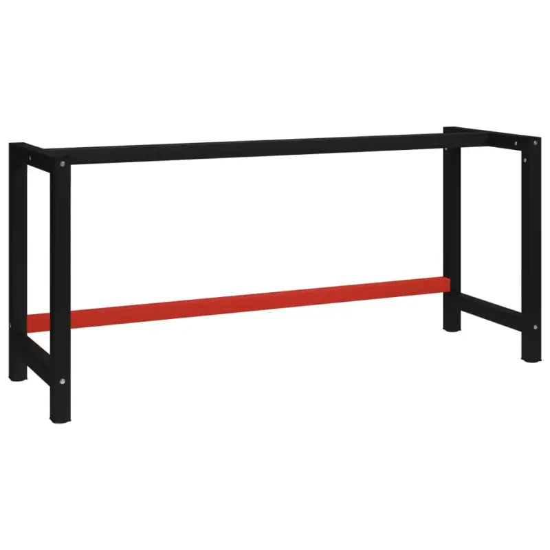 Metaal Werkbankframe met voorgeboorde gaten voor jouw werkruimte - 175 x 57 x 79 cm / 1 / Met 1 stang - Tafelpoten