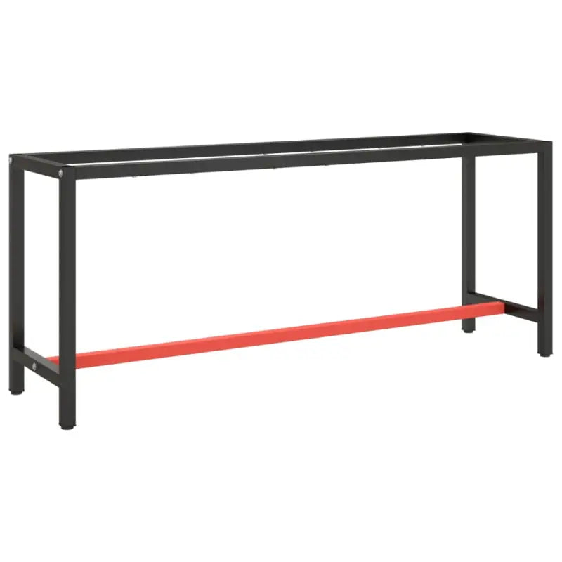 Metaal Werkbankframe met voorgeboorde gaten voor jouw werkruimte - 190 x 50 x 79 cm / 1 / Met 1 stang - Tafelpoten