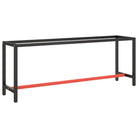 Metaal Werkbankframe met voorgeboorde gaten voor jouw werkruimte - 210 x 50 x 79 cm / 1 / Met 1 stang - Tafelpoten