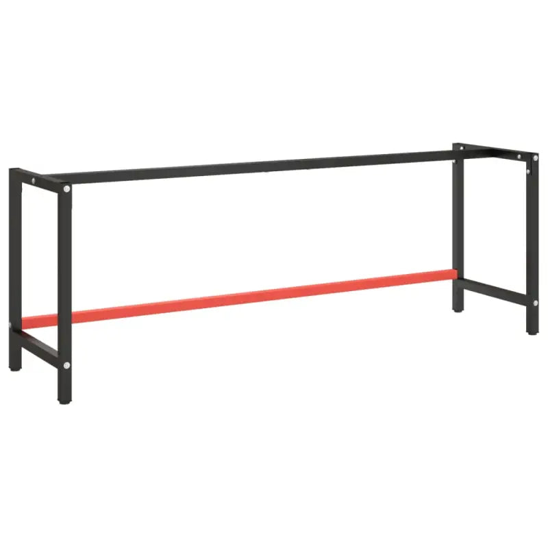 Metaal Werkbankframe met voorgeboorde gaten voor jouw werkruimte - 220 x 57 x 79 cm / 1 / Met 1 stang - Tafelpoten