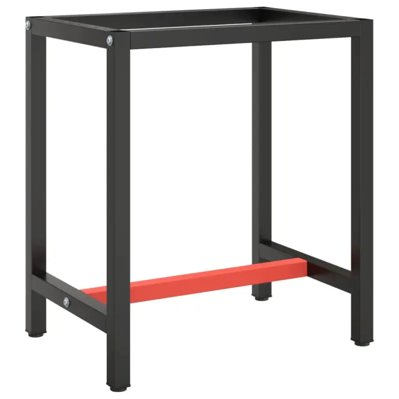 Metaal Werkbankframe met voorgeboorde gaten voor jouw werkruimte - 70 x 50 x 79 cm / 1 / Met 1 stang - Tafelpoten