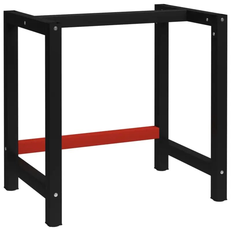 Metaal Werkbankframe met voorgeboorde gaten voor jouw werkruimte - 80 x 57 x 79 cm / 1 / Met 1 stang - Tafelpoten