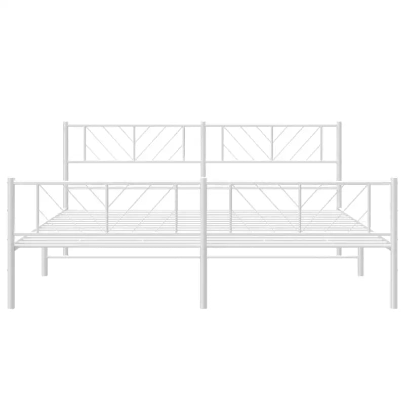 Metalen bedframe met extra opbergruimte en stevige metalen latten - Bedden & bedframes