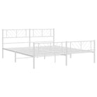 Metalen bedframe met extra opbergruimte en stevige metalen latten - Bedden & bedframes