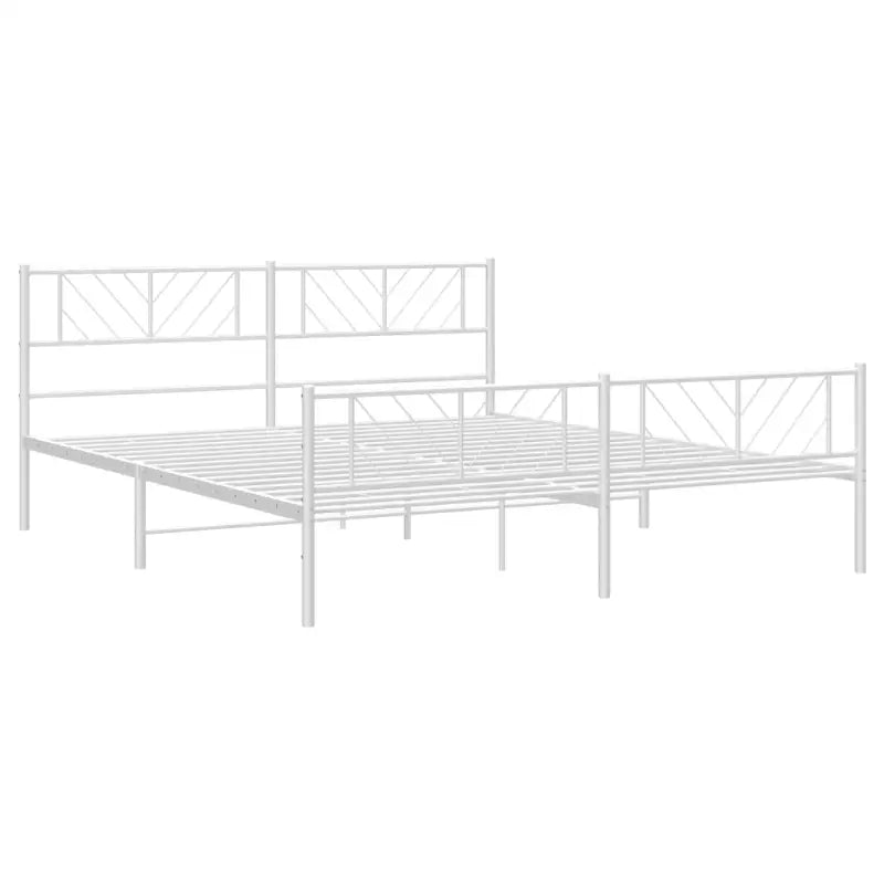 Metalen bedframe met extra opbergruimte en stevige metalen latten - Bedden & bedframes