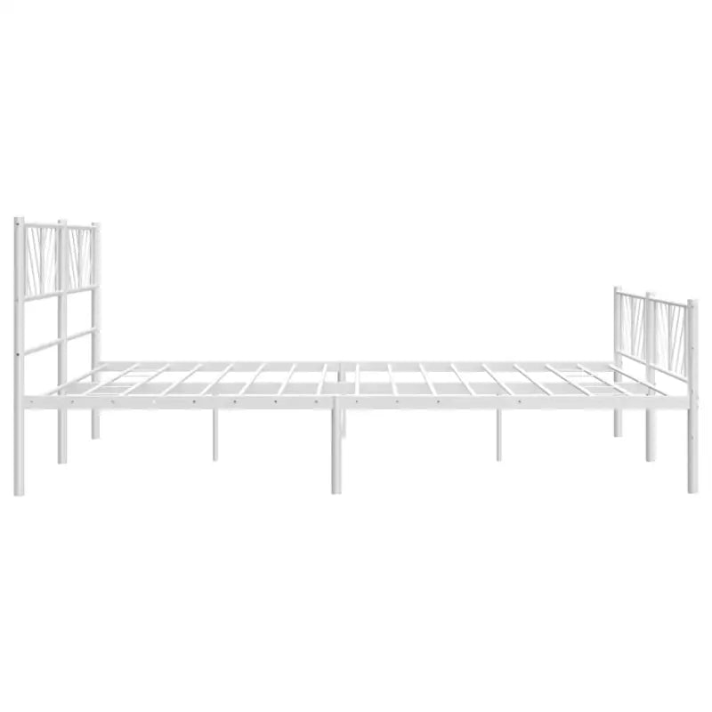 Metalen bedframe met extra opbergruimte en stevige metalen latten - Bedden & bedframes