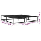 Metalen bedframe met gepoedercoat afwerking voor een klassieke slaapkamer - Bedden & bedframes