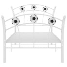 Metalen bedframe met voetbaldesign voor een heerlijke nachtrust - Bedden & bedframes