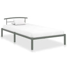 Metalen bedframe voor een elegante en comfortabele slaapkamer sfeer - Grijs / 100 x 200 cm - Bedden & bedframes
