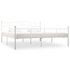 Metalen bedframe voor een klassieke en elegante slaapkamer sfeer - Wit / 180 x 200 cm - Bedden & bedframes