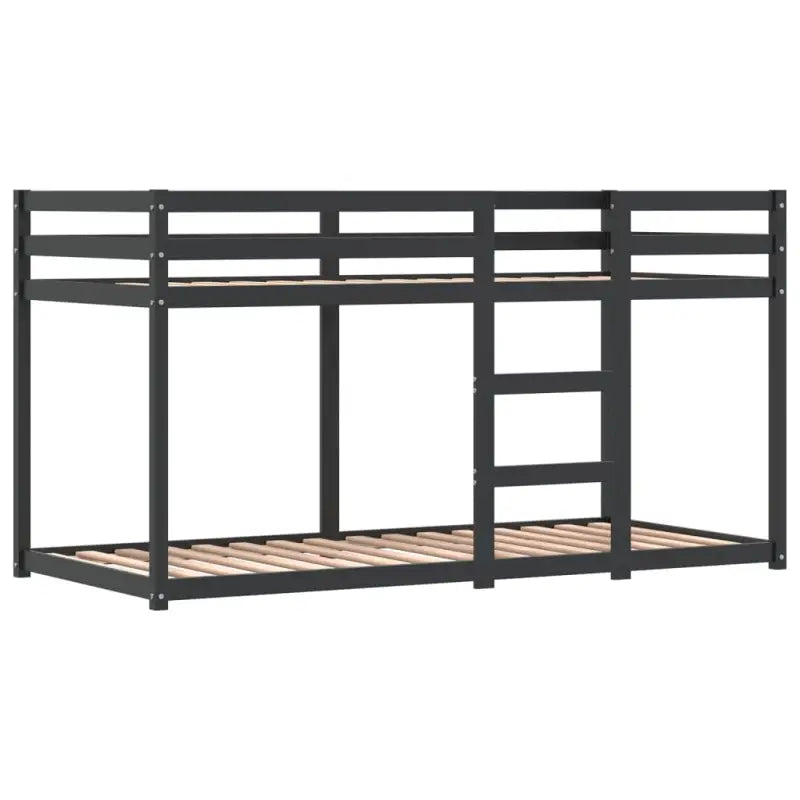 Metalen stapelbed in massief grenenhout voor compacte slaapkamers - Bedden & bedframes