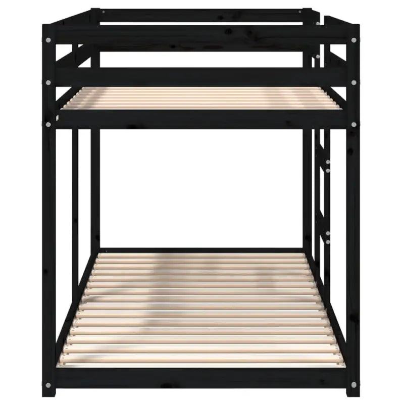 Metalen stapelbed in massief grenenhout voor kinderen jonger - Bedden & bedframes