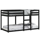 Metalen stapelbed in massief grenenhout voor kinderen jonger - Bedden & bedframes