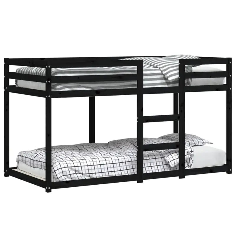 Metalen stapelbed in massief grenenhout voor kinderen jonger - Bedden & bedframes