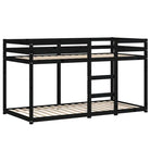 Metalen stapelbed in massief grenenhout voor kinderen jonger - Bedden & bedframes