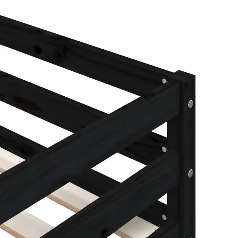 Metalen stapelbed in massief grenenhout voor kinderen jonger - Bedden & bedframes