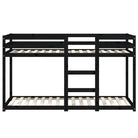 Metalen stapelbed in massief grenenhout voor kinderen jonger - Bedden & bedframes
