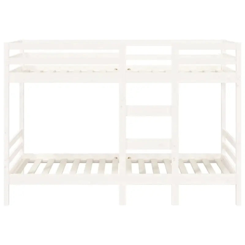 Metalen stapelbed van massief grenenhout met levering bevat - Bedden & bedframes